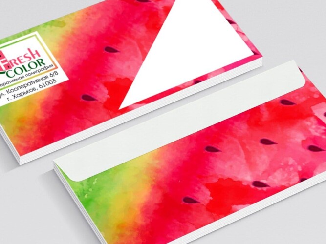 Друк на Ковертах Харків, Корпоративні конверти з логотипом