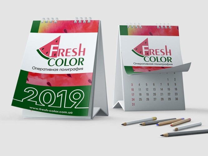 Друк Настільних Календарів Харків, Виготовлення календарів з логотипом компанії